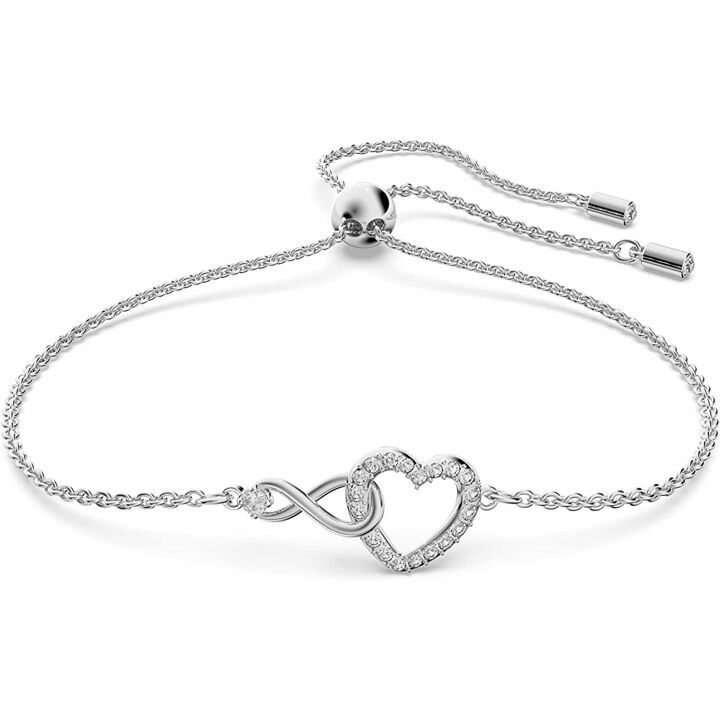 Swarovski Infinity Heart Jewelry - Rose Gold & Rhodium