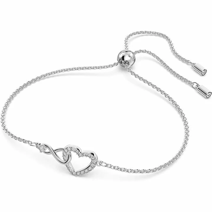 Swarovski Infinity Heart Jewelry - Rose Gold & Rhodium