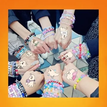 Fun 22pcs Halloween Ghost Temporary Tattoos for Parties