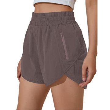 BMJL Women's High Waisted Running Shorts with Pockets