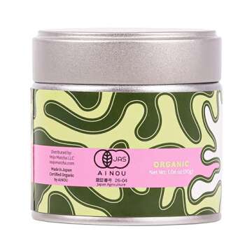 Mojo Matcha Ceremonial Grade Matcha Powder Organic Matcha Powder Ceremonial Grade Organic Japanese Matcha Tea Powder Organic - Samidori Cultivar - 1.06 oz