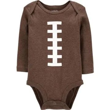 Carter's Baby Boy's Thanksgiving Football Long Sleeve Bodysuit