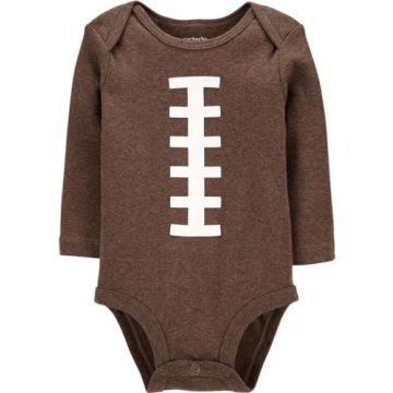 Carter's Baby Boy's Thanksgiving Football Long Sleeve Bodysuit