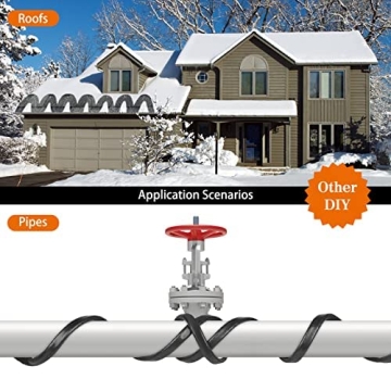 8W/ft Heating Cable for Winter Pipe Protection