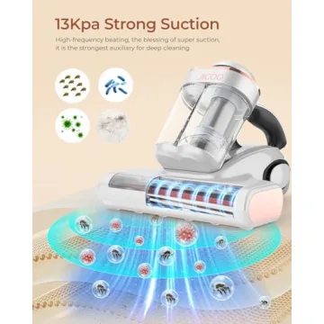 JIGOO J300 Mattress Vacuum Cleaner with Powerful Suction
