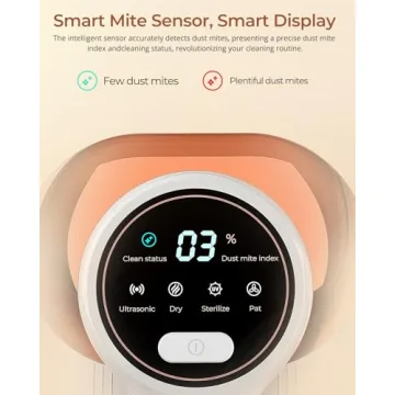 JIGOO J300 Mattress Vacuum Cleaner with Powerful Suction