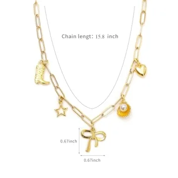 Elegant MTJAHPS Bow Necklace for Women - Charm & Style