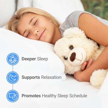 LUNA Kids | #1 Sleep Aid Tablets for Children 4+ and Sensitive Adults | Naturally Sourced Ingredients | 60 x Chewable Pills | Gentle, Herbal Supplement with Chamomile, Melatonin, Valerian & Lemon Balm