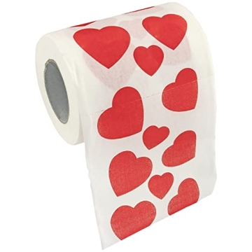 Fun Love Hearts Novelty Toilet Paper for Gifts