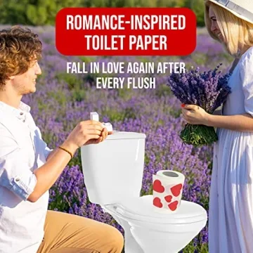 Fun Love Hearts Novelty Toilet Paper for Gifts
