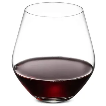 Godinger Stemless Wine Glasses Set - 17oz Elegant Design