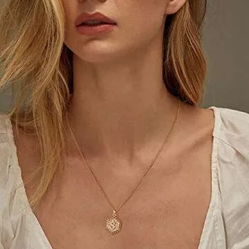 Layering Initial Necklaces in 14K Gold Perfect Gifts