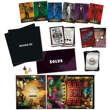 Clue Escape: The Illusionist’s Club Board Game | Escape Room Family Game | 1-Time Solve Mystery | ...
