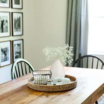 Decorative White Ceramic Vases Set of 2 Small Bud Vases for Rustic Home Decor Narrow Mouth Floral Vases for Flower Arrangement Table Centerpieces Farmhouse