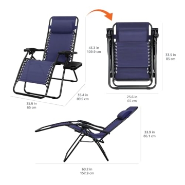 Adjustable Zero Gravity Lounge Chair for Relaxation