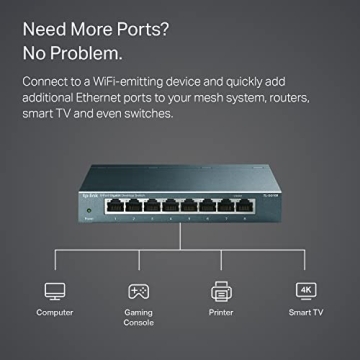 TP-Link TL-SG108 8-Port Gigabit Ethernet Network Switch