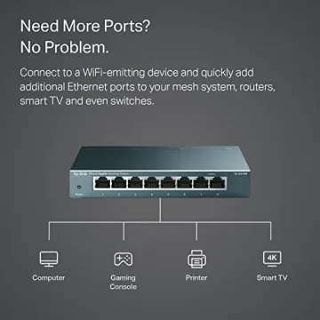 TP-Link TL-SG108 8-Port Gigabit Ethernet Network Switch