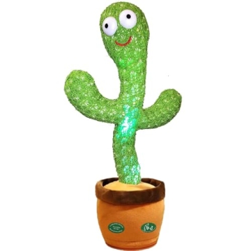 Pbooo Dancing Talking Cactus Toy - 120 Songs & Records