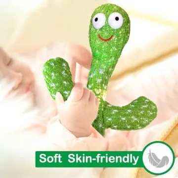 Pbooo Dancing Talking Cactus Toy - 120 Songs & Records