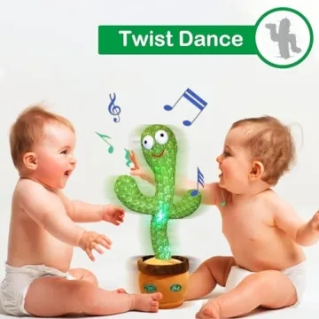 Pbooo Dancing Talking Cactus Toy - 120 Songs & Records