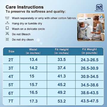 MooMoo Baby Training Underwear for Boys and Girls 8 Packs Absorbent Toddler Training Pants for Boys and Girls 3T