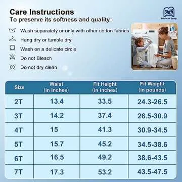 MooMoo Baby Training Underwear for Boys and Girls 8 Packs Absorbent Toddler Training Pants for Boys and Girls 3T