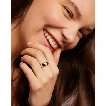 Stylish PAVOI 14K Gold-Plated Dome Statement Ring