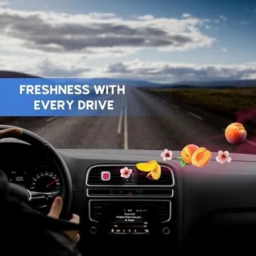 Air Jungles Honey Peach Car Air Freshener Clip for Lasting Freshness