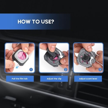 Air Jungles Honey Peach Car Air Freshener Clip for Lasting Freshness