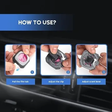 Air Jungles Honey Peach Car Air Freshener Clip for Lasting Freshness