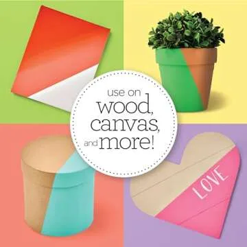 Apple Barrel Acrylic Paint Set - 18 Vibrant Colors