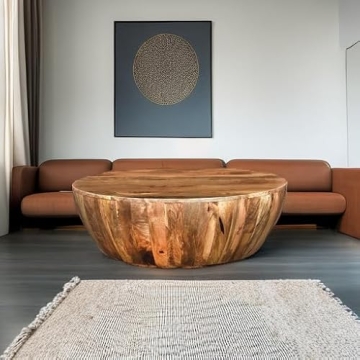 Stylish Urban Port Mango Wood Coffee Table for Home Decor