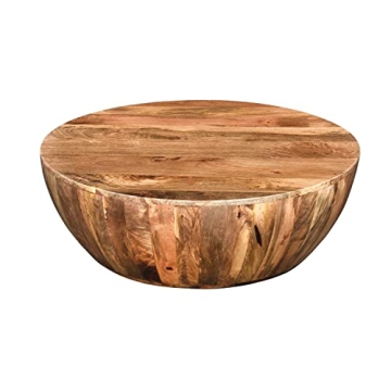 Stylish Urban Port Mango Wood Coffee Table for Home Decor
