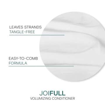 Joico JoiFULL Volumizing Conditioner | For Fine, Thin Hair | Add Instant Body | Long-Lasting Fullness | For Thicker Bouncier Hair | Boost Shine | With Lotus Flower & Bamboo Extract | 33.8 Fl Oz
