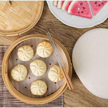 Premium Air Fryer Parchment Paper 6 inch Set of 100