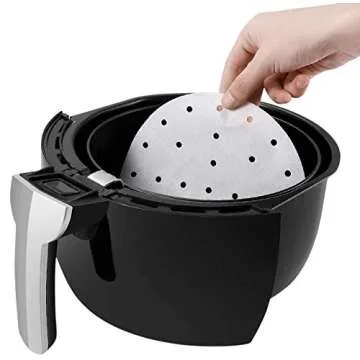 Premium Air Fryer Parchment Paper 6 inch Set of 100
