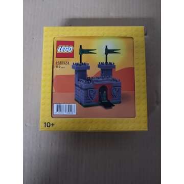 LEGO Buildable Grey Castle - 112 Pieces, 4 Nanofigures