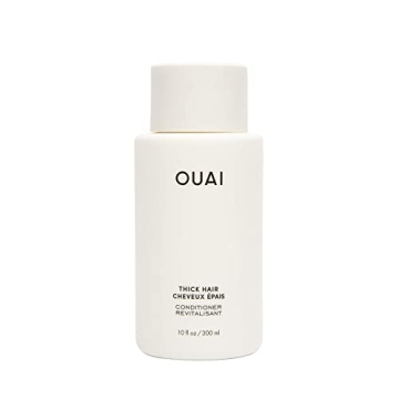 OUAI Thick Shampoo and Conditioner Set for Nourished Hair