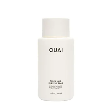 OUAI Thick Shampoo and Conditioner Set for Nourished Hair