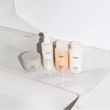 OUAI Thick Shampoo and Conditioner Set for Nourished Hair