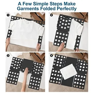 PetOde Durable Shirt Folding Board for Neat Laundry