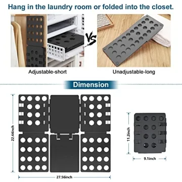 PetOde Durable Shirt Folding Board for Neat Laundry