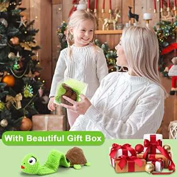 Letsmeet Dog Squeak Toys Dogs Enrichment Treat Dispensing Puzzle Toys Interactive Dog Toys for Large Medium Small Dogs