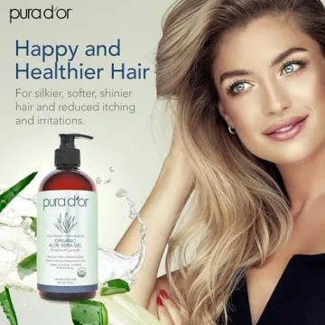 PURA D'OR Organic Aloe Vera Gel - Lavender Moisturizing Benefits