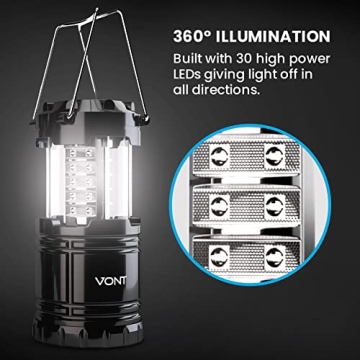 Vont LED Camping Lanterns - Portable, Bright, Reliable Lighting