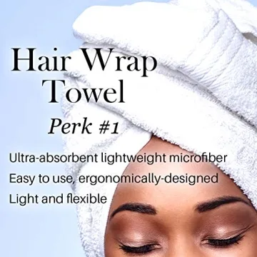L'Ange Hair Wrap Towel | Quick-Dry & Frizz-Free Hair Care
