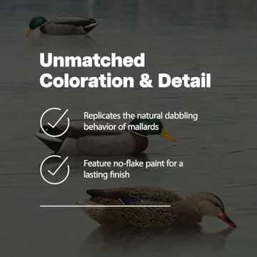 Avian X Floating Mallard Duck Decoys 6 Pack - Realistic