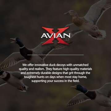 Avian X Floating Mallard Duck Decoys 6 Pack - Realistic