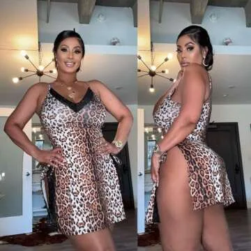 Avidlove Leopard Negligee Lingerie - Sexy Nightwear