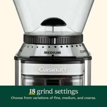 Cuisinart DBM-8P1 Electric Burr Coffee Grinder